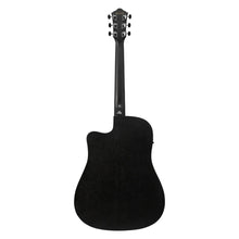 Ibanez V44CE-WK V Series Cutaway Dreadnought Acoustic Electric Guitar, Weathered Black Open Pore