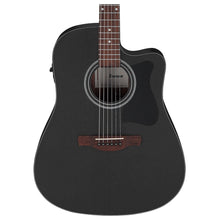 Ibanez V44CE-WK V Series Cutaway Dreadnought Acoustic Electric Guitar, Weathered Black Open Pore