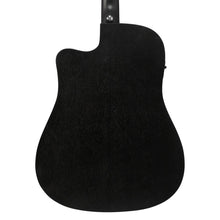 Ibanez V44CE-WK V Series Cutaway Dreadnought Acoustic Electric Guitar, Weathered Black Open Pore