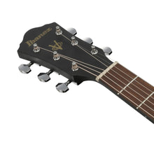 Ibanez V44CE-WK V Series Cutaway Dreadnought Acoustic Electric Guitar, Weathered Black Open Pore