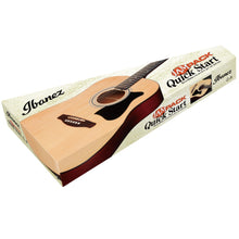 Ibanez V50NJP-NT Jampack Series Acoustic Guitar Package, Natural High Gloss