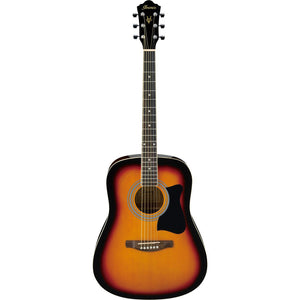 Ibanez V50NJP-VS Jampack Series Acoustic Guitar Package, Vintage Sunburst High Gloss