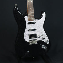 SQOE SEST700, Glitter Super Stratocaster HSS Electric Guitar with Alter Switch - Black ( SEST / SEST-700 / ST 700 )