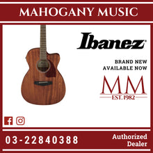 Ibanez PC12MHCE-OPN Performance Series Acoustic Electric Guitar, Open Pore Natural