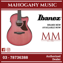 Ibanez AAM50CE-CRO Advanced Acoustic Series Acoustic Electric Guitar, Coral Red Burst Open Pore