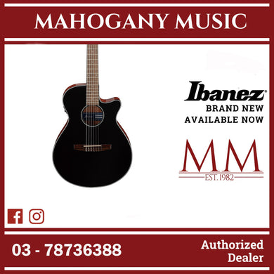 Ibanez AEG50N-BKH AEG Series Nylon Stringed Acoustic Electric Guitar, Black High Gloss