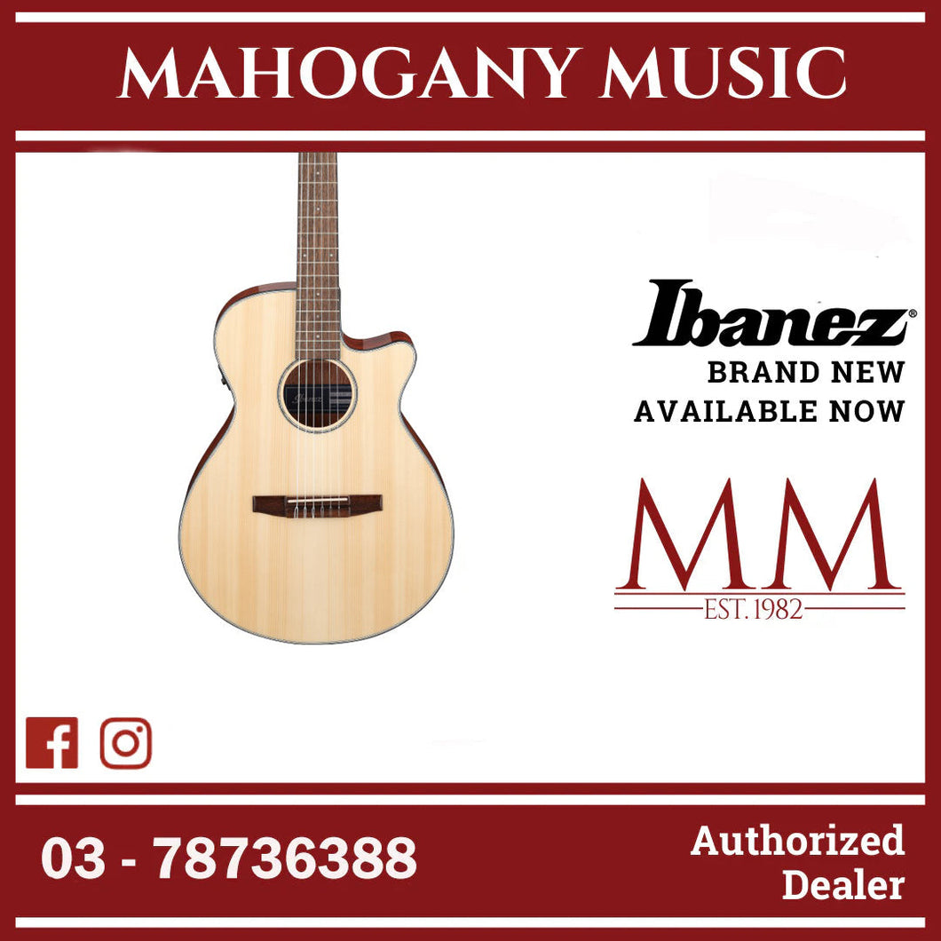 Ibanez AEG50N-NT AEG Series Nylon Stringed Acoustic Electric Guitar, Natural High Gloss