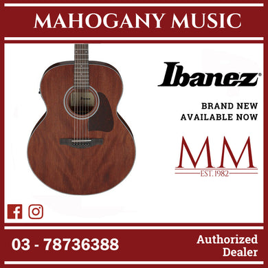 Ibanez AJ54E-OPN AJ Series Jumbo Acoustic Electric Guitar, Open Pore Natural