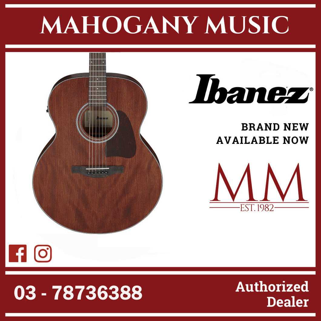 Ibanez AJ54E-OPN AJ Series Jumbo Acoustic Electric Guitar, Open Pore Natural