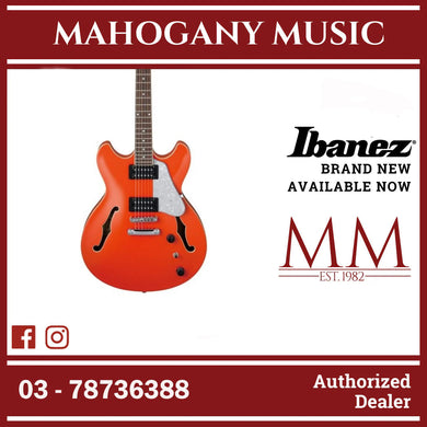 Ibanez AS63-TLO Artcore AS Series Electric Guitar, Twilight Orange