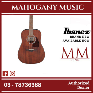 Ibanez AW54-OPN Artwood Series Acoustic Guitar, Open Pore Natural