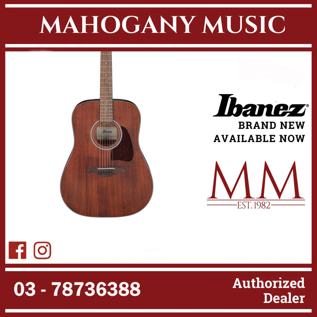 Ibanez AW54-OPN Artwood Series Acoustic Guitar, Open Pore Natural