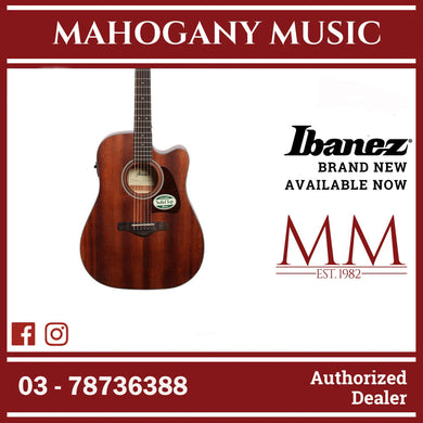 Ibanez AW54CE-OPN Artwood Series Acoustic Electric Guitar, Open Pore Natural