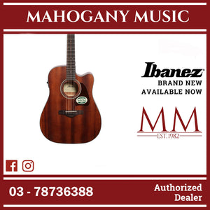 Ibanez AW54CE-OPN Artwood Series Acoustic Electric Guitar, Open Pore Natural