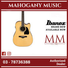 Ibanez AW70ECE-NT Artwood Series Acoustic Electric Guitar, Natural High Gloss
