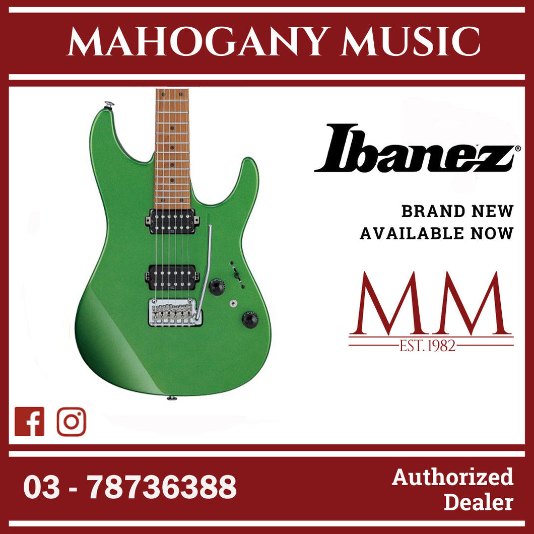Ibanez AZ2402-AGM AZ Prestige Series Electric Guitar, Apple Green Metallic