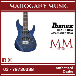 Ibanez AZ427P2QM-TUB AZ Premium Series 7-String Electric Guitar, Twilight Blue Burst