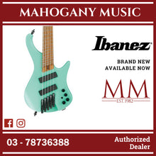 Ibanez EHB1005MS-SFM EHB Series 5-String Multi-Scale Headless Electric Bass, Sea Foam Green Matte