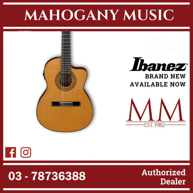 Ibanez GA5TCE-AM GA Series Classical Acoustic Electric Guitar, Amber High Gloss
