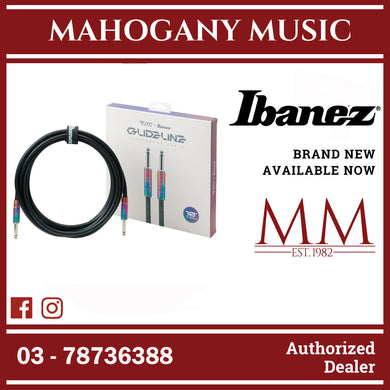 Ibanez GL10 Glideline Series JTC Collaboration Guitar Cable, 10ft
