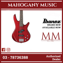 Ibanez GSR200-TR GIO SR Series Electric Bass, Transparent Red