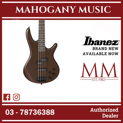 Ibanez GSR200B-WNF GIO SR Series Electric Bass, Walnut Flat