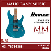 Ibanez MM1-TAB Martin Miller Signature MM Series Electric Guitar, Transparent Aqua Burst