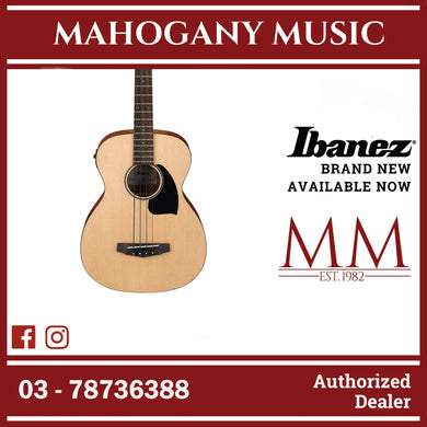 Ibanez PCBE12-OPN Performance Series Acoustic Electric Bass, Open Pore Natural