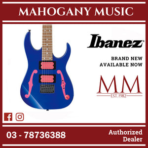 Ibanez PGMM11-JB Paul Gilbert Signature PGM miKro Series Electric Guitar, Jewel Blue