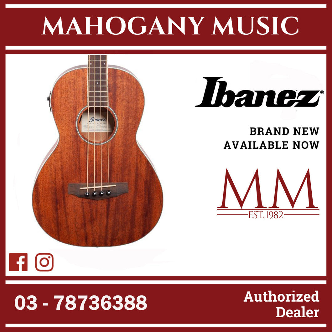 Ibanez PNB14E-OPN Performance Series Acoustic Electric Bass, Open Pore Natural