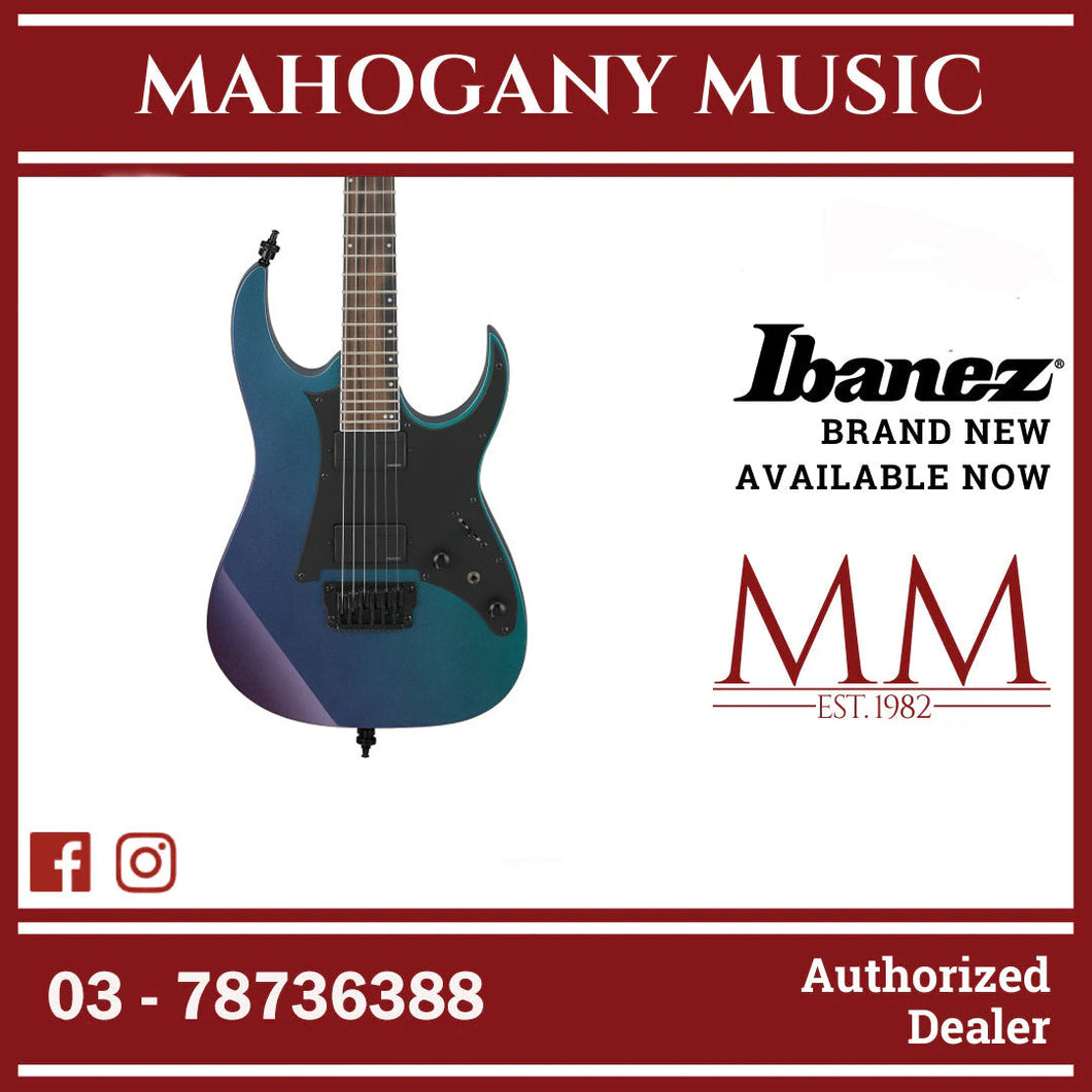 Ibanez RG631ALF-BCM RG Axion Label Series Electric Guitar, Blue Chameleon