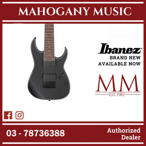 Ibanez RG8EX-BKF RG Standard Series 8 String Electric Guitar, Black Flat