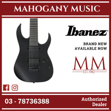 Ibanez RGIXL7-BKF RG Series 7-Strings Electric Guitar, Black Flat