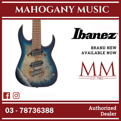 Ibanez RGMS7PB-CBS RG Series 7 Strings Electric Guitar, Cosmic Blue Starburst