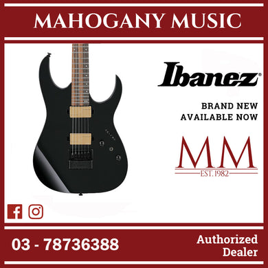 Ibanez RGR52ET-BK RG Series Reverse Headstock Electric Guitar, Black