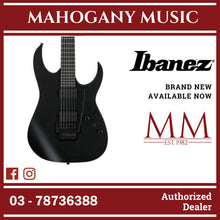 Ibanez RGRB620-BKF RG Iron Label Series Reverse Headstock Electric Guitar, Black Flat