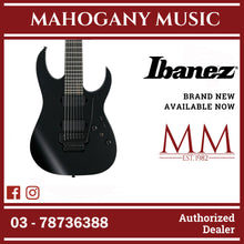 Ibanez RGRB720-BKF RG Iron Label Series Reverse Headstock Electric Guitar 7 Strings, Black Flat
