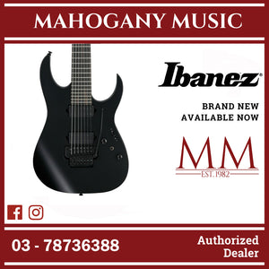 Ibanez RGRB720-BKF RG Iron Label Series Reverse Headstock Electric Guitar 7 Strings, Black Flat