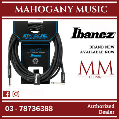 Ibanez SI20L Guitar Cable, Straight/Right Angle Plug