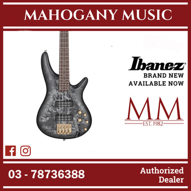 Ibanez SR300EDX-BZM SR Standard Series Electric Bass, Black Ice Frozen Matte