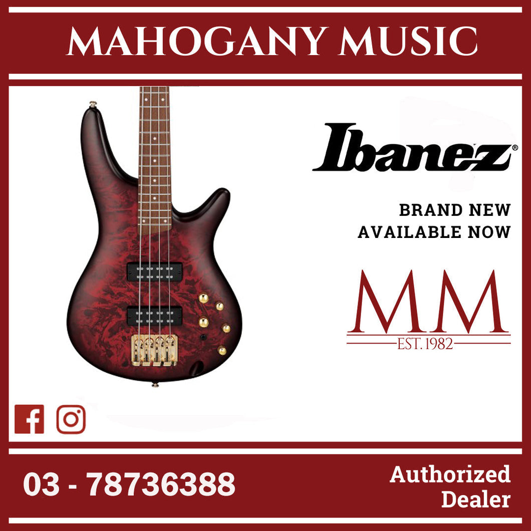 Ibanez SR300EDX-WZM SR Standard Series Electric Bass, Wine Red Frozen Matte