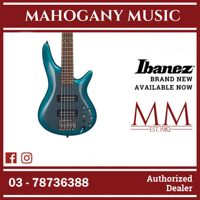 Ibanez SR305E-CUB SR Series 5-String Electric Bass, Cerulean Aura Burst