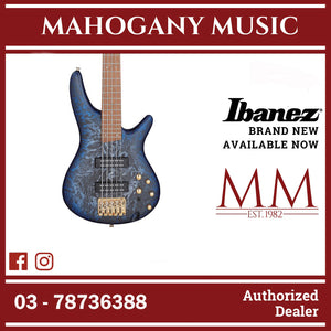 Ibanez SR305EDX-CZM SR Standard Series 5 String Electric Bass, Cosmic Blue Frozen Matte
