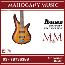 Ibanez SR370EF-BBT SR Series Electric Bass, Brown Burst