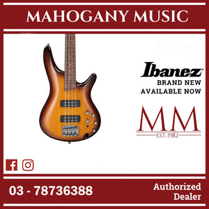 Ibanez SR370EF-BBT SR Series Electric Bass, Brown Burst