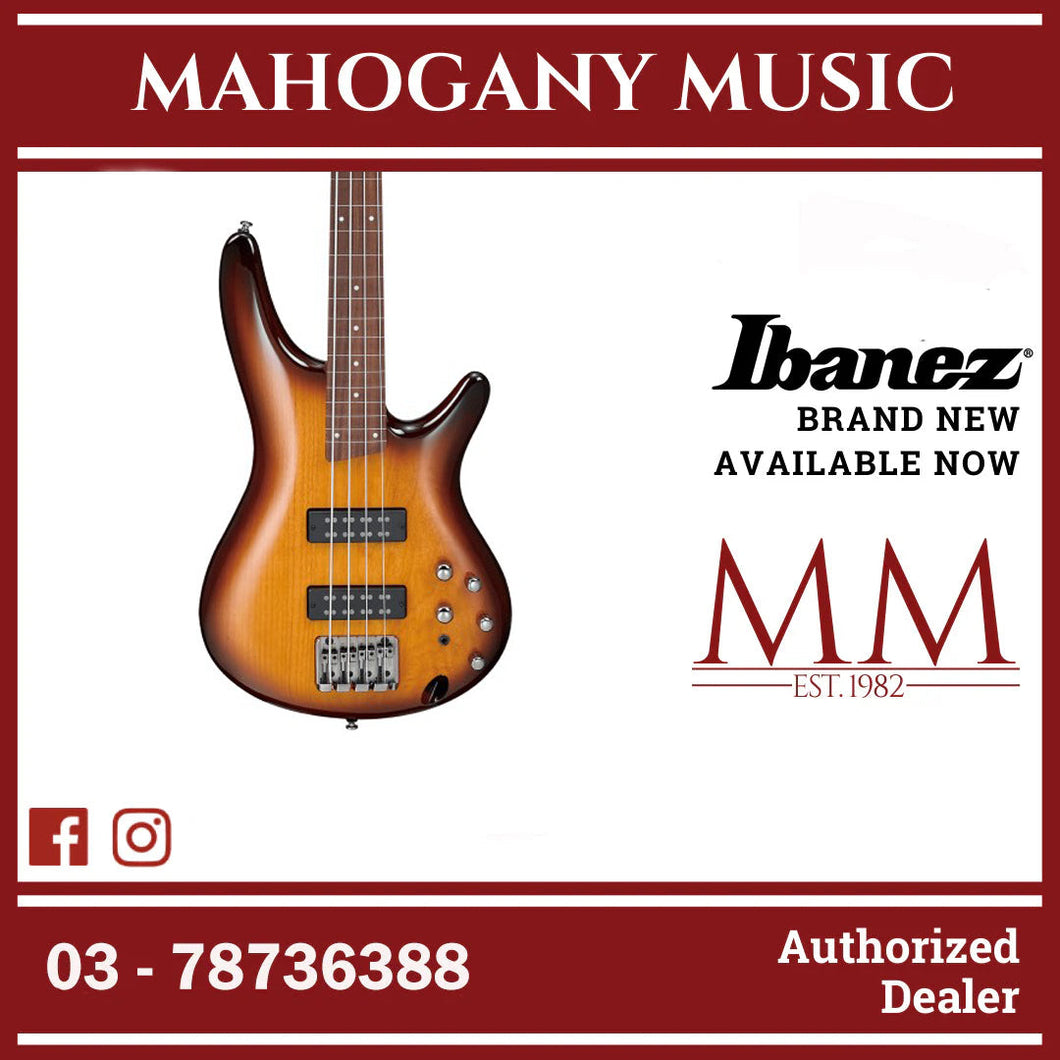 Ibanez SR370EF-BBT SR Series Electric Bass, Brown Burst