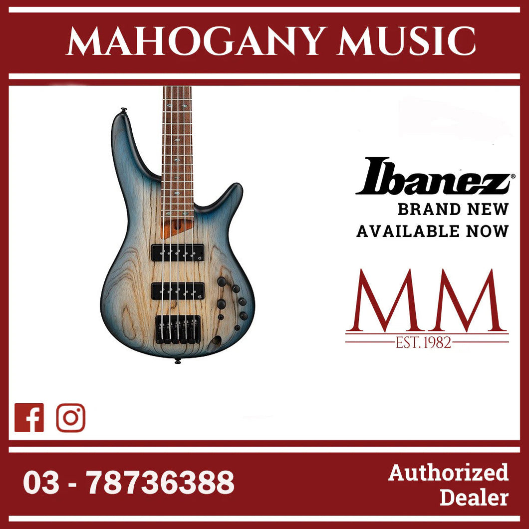 Ibanez SR605E-CTF SR Standard Series 5-String Electric Bass, Cosmic Blue Starburst Flat