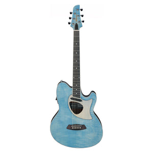 Ibanez TCM50FM-ODB Talman Series Acoustic Electric Guitar, Open Pore Denim Blue