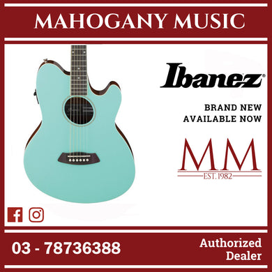 Ibanez TCY10E-SFH Talman Series Acoustic Electric Guitar, Sea Foam Green High Gloss