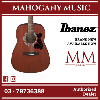 Ibanez V54NJP-OPN Jampack Series Acoustic Guitar Package, Open Pore Natural